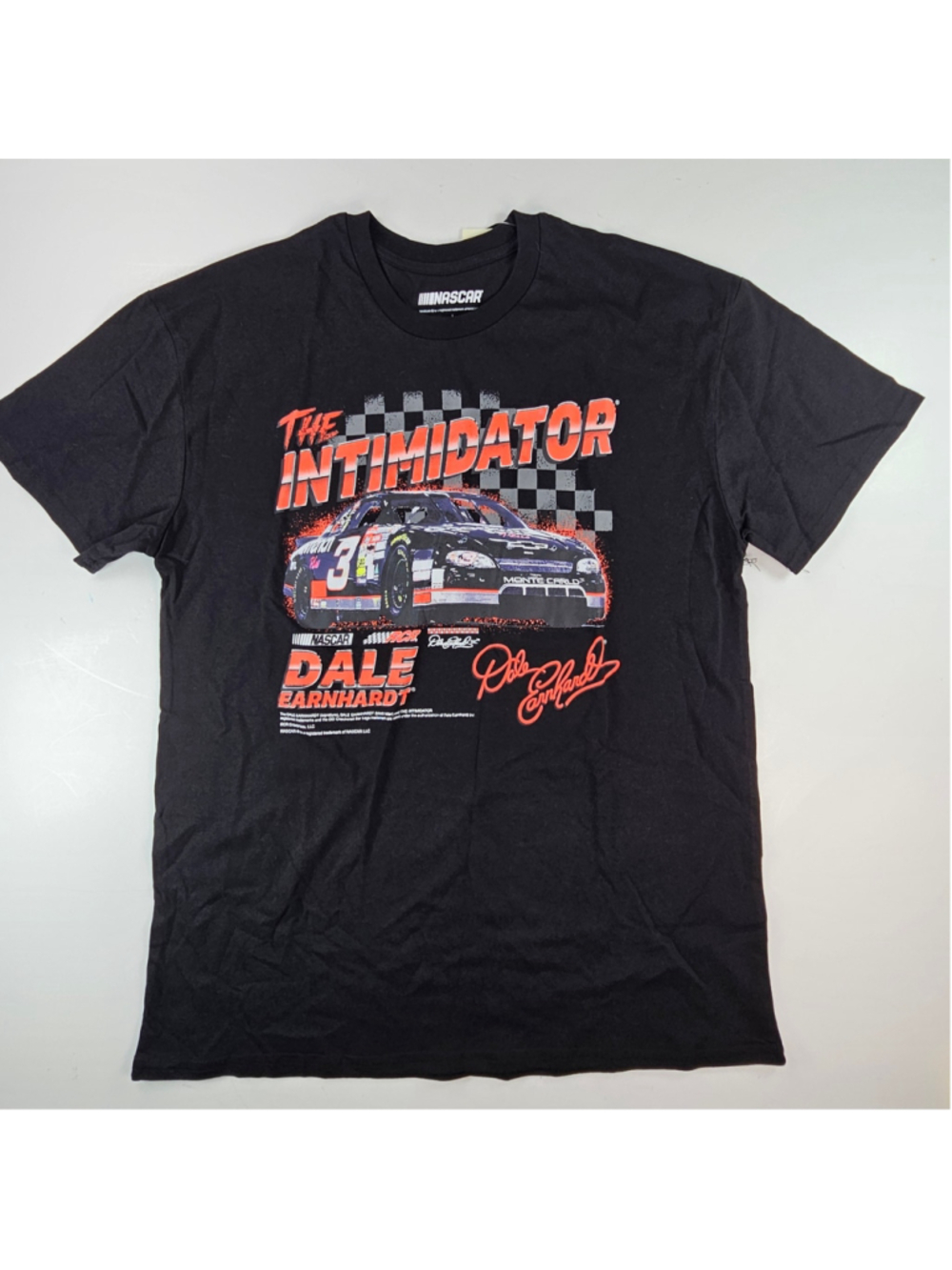 Dale Earnhardt The Intimidator NASCAR #3 Graphic T Shirt Men’s Large Black NWT